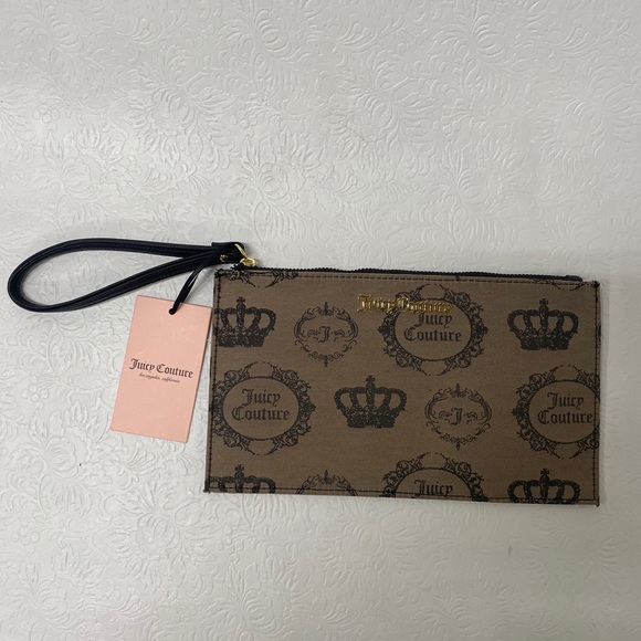 Juicy Couture Medallion Jacquard Remy Wristlet - Picture 1 of 4